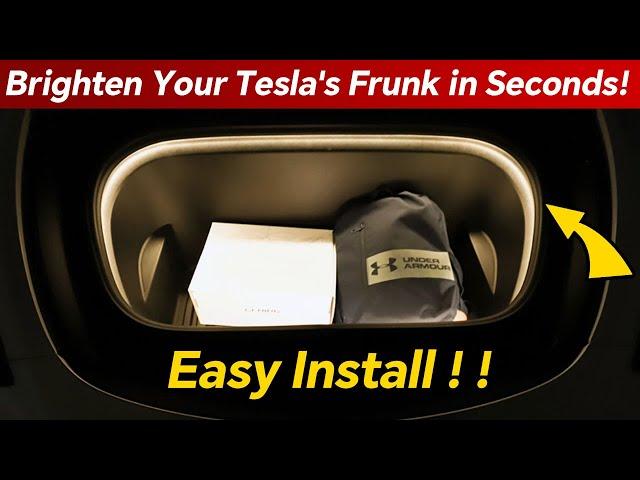 Tesla Model Y/3 Frunk LED Light Strip - Worth It!