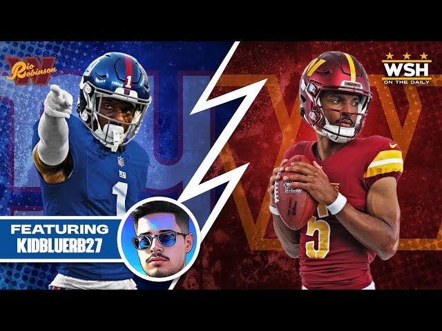 New York Giants at Washington Commanders WEEK 2 Game Preview & PREDICTIONS @KidBlueRB27 #nfl