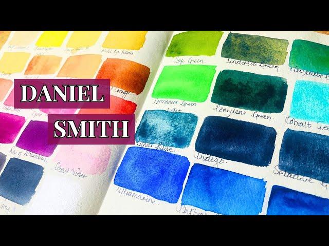 What I use & why - My Daniel Smith watercolours