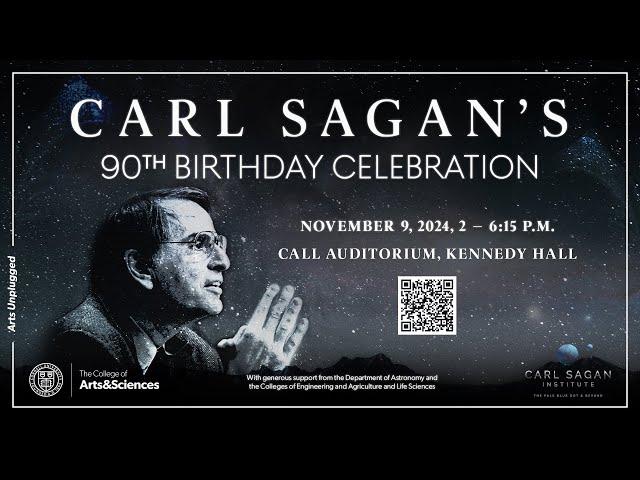 Carl Sagan's 90th Birthday Livestream - 10-minute countdown! (Livestream link in description)