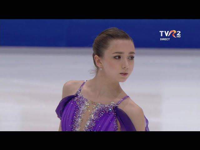 Kamila Valieva (RUS) - Women's SP - FS Euros Tallinn 2022