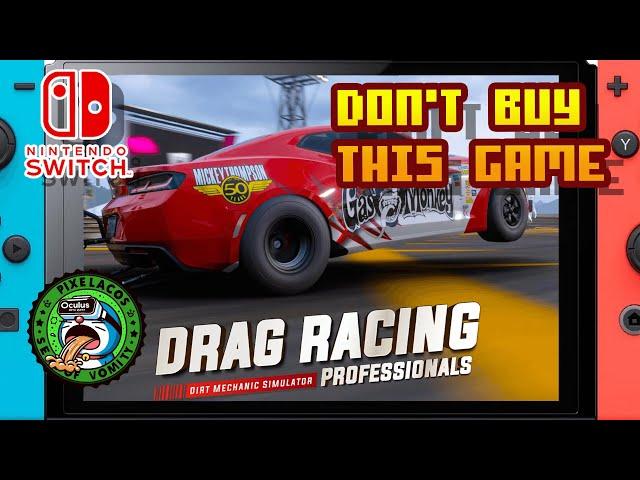 Drag Racing Professionals: Dirt Mechanic Simulator - (Nintendo Switch) - Framerate & Gameplay