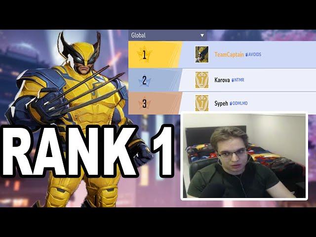 streamers react to rank 1 wolverine "TeamCaptain"