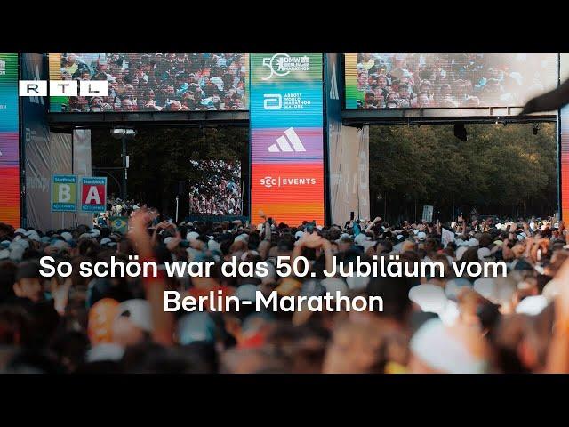 So schön war das 50. Jubiläum vom Berlin-Marathon | RTL Sport