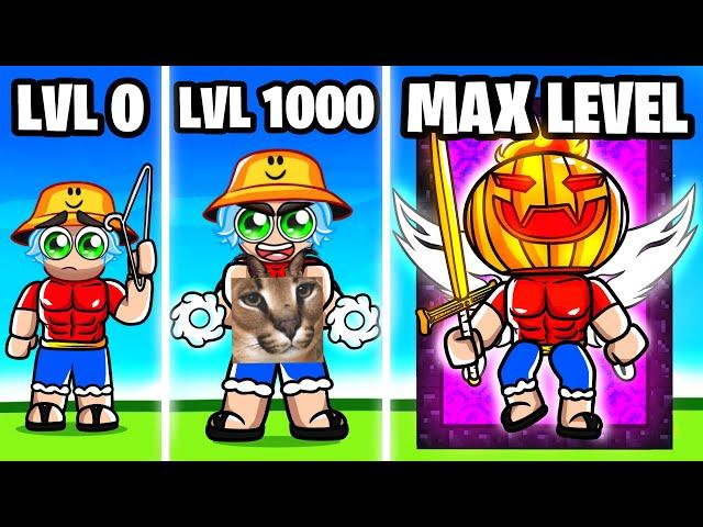 Noob to MAX LEVEL in Roblox Meme Sea