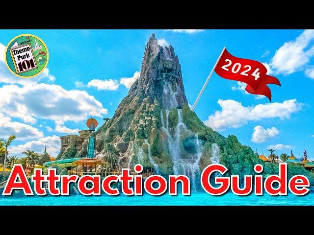 Universal Volcano Bay ATTRACTION GUIDE - 2024 - Universal Studios Orlando Resort - Water Park