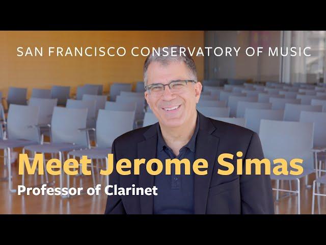 Meet Jerry Simas | SFCM Professor of Clarinet