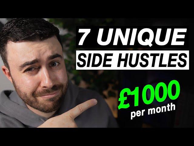 7 UNIQUE Side Hustle Ideas You Can Start TODAY | UK EDITION