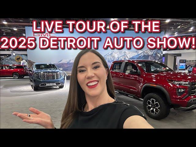 LIVE TOUR Of The 2025 Detroit Auto Show!