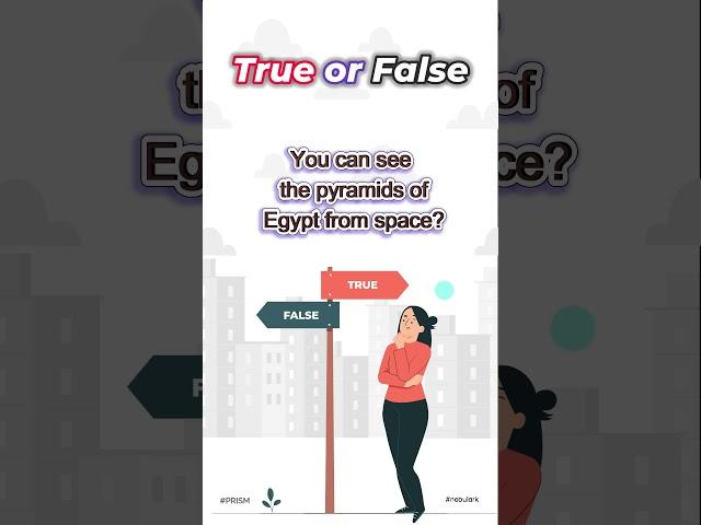 ''Space Myths'' | True or False | #prism #shorts #facts #english