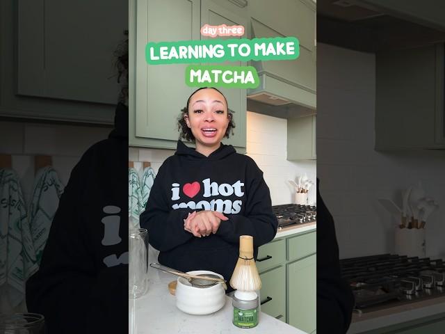 vlog: day 3 of learning how to make matcha  #matcha #shorts