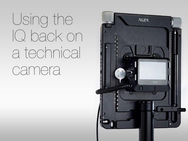Using the IQ digital back on a technical camera | Phase One