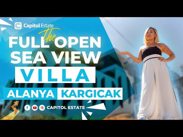 Luxury Villa in Turkey With SEA VIEW - New Villa in Alanya Turkey (APPROVED FOR TURKISH CITIZENSHIP)