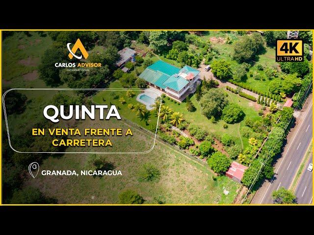  QUINTA EN VENTA Frente a Carretera Granada - Masaya | Bienes Raíces Nicaragua