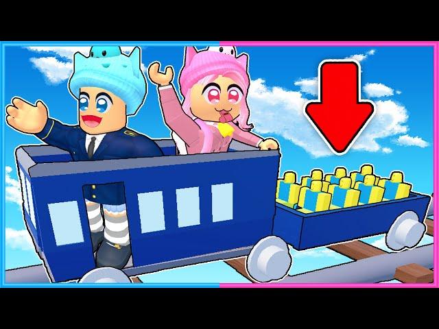 『ちろぴの列車』で人を運ぶロブロックス【 ROBLOX / ロブロックス 】