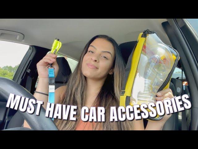 MUST HAVE CAR ACCESSORIES FOR SMALL CARS/ MOMS! | Amazon Car Organizer Finds |