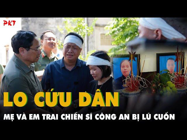 CHIẾN SĨ CÔNG AN lo cứu trợ nhân dân, khóc nghẹn khi nghe tin MẸ VÀ EM TRAI QUA ĐỜI vì lũ cuốn | PKT