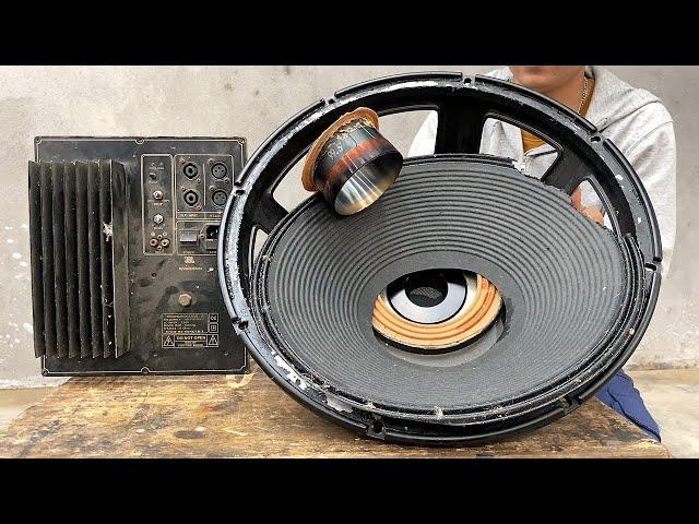 Restoration extremely high capacity subwoofer // Design the most professional speaker box