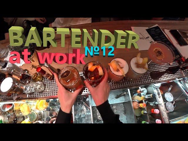 BARTENDER AT WORK №12 #GoPro / 5 cocktails