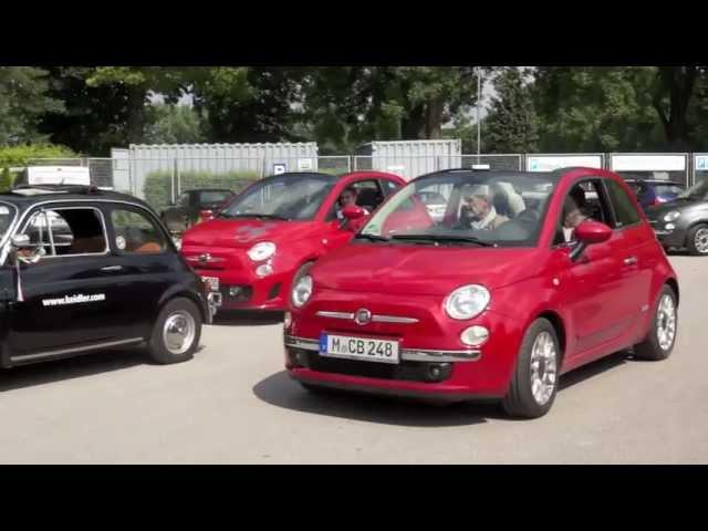 Fiat 500 Geburtstags PIC NIC @ München Riem am 07.07.2013