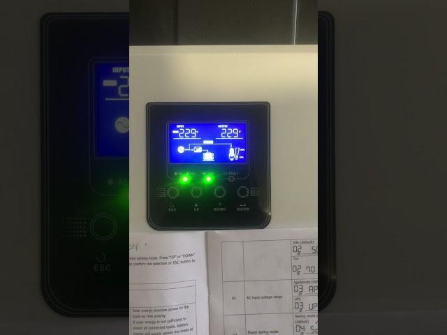 3kva Mirua/Solarwise setup video for backup