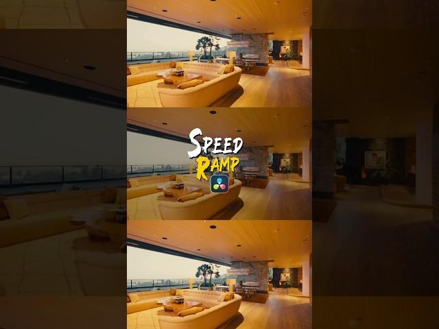 Speed ramp in DaVinci Resolve