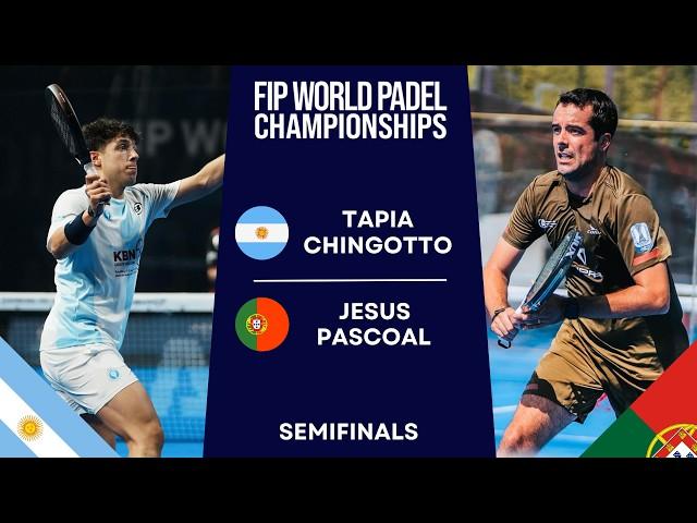 TAPIA'S MAGIC! | Tapia/Chingotto VS Jesus/Pascoal | WORLD PADEL CHAMPIONSHIPS 2024 | Highlights