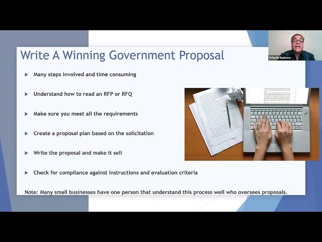 Write a Winning Government Proposal (Webinar)