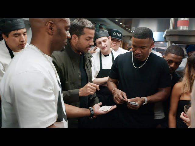 David Blaine Predicts Cards for Jamie Foxx - David Blaine: The Magic Way