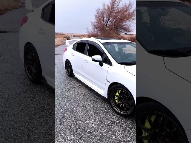 Rain photos Subaru WRX STI