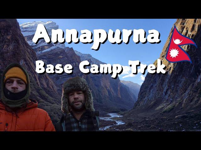 Annapurna Base Camp Trek | 6 day route in November NEPAL vlog