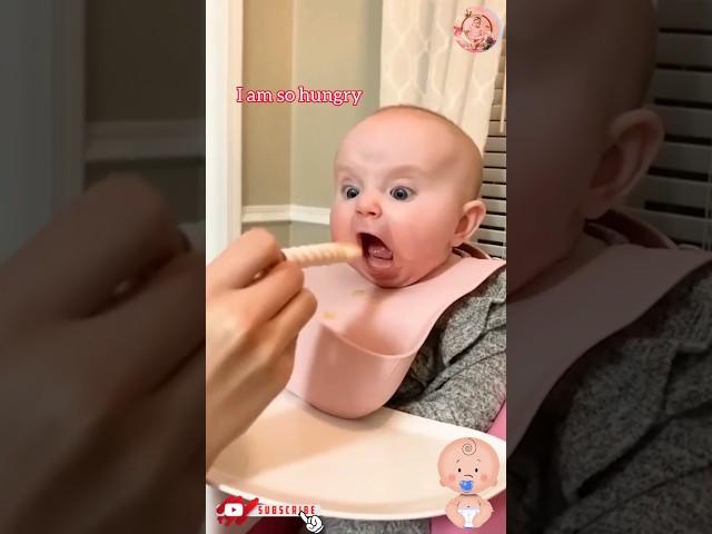 I am so hungry   || baby laughing  || #cute #shorts