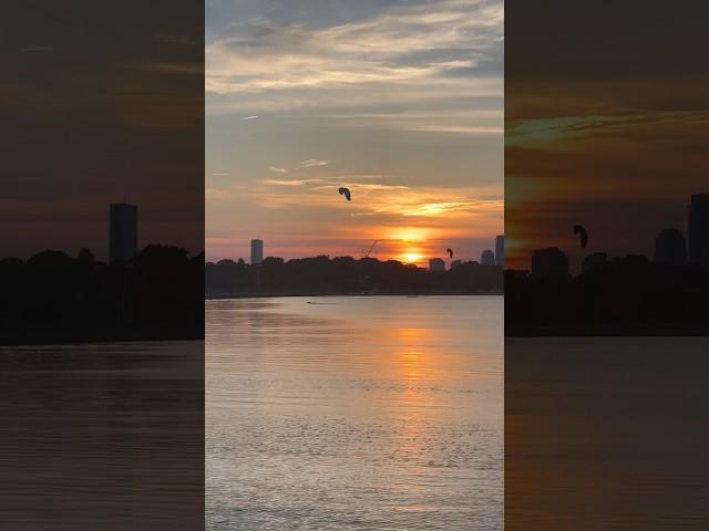 Castle Island #castleisland #boston #windsail #kitesurfing #castle #sunset #shorts #beach