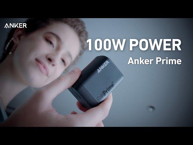 Charge Your Phone, Tablet, and Notebook—Anker Prime 100W GaN Wall Charger