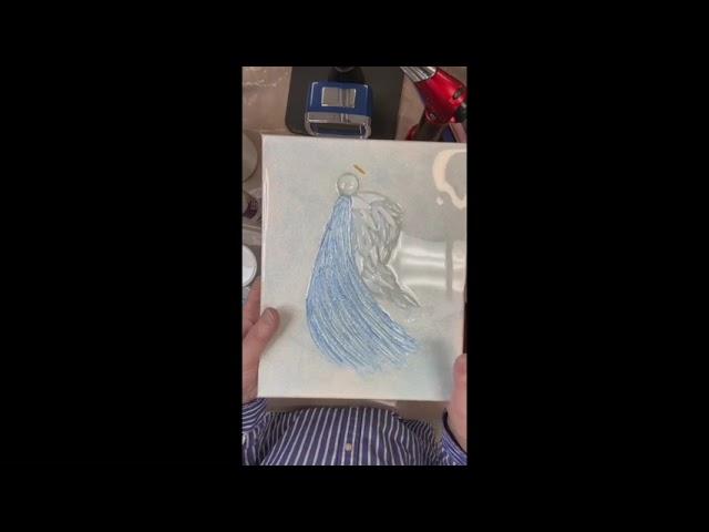 Paint and embellish an angel