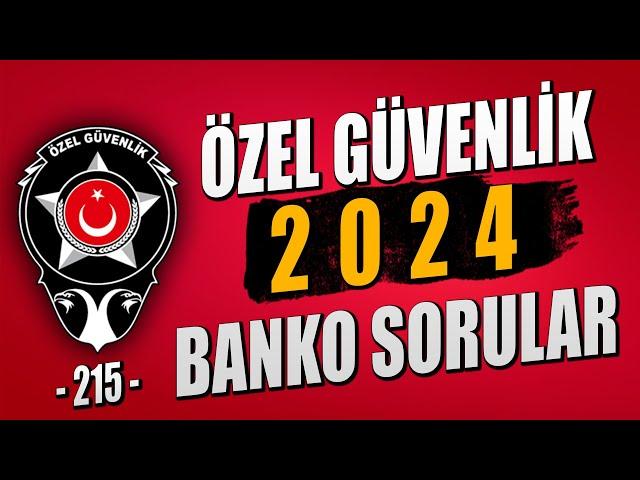 Özel Güvenlik 2024 Sınav Soruları | #Özel #Güvenlik #Sınav #Soruları