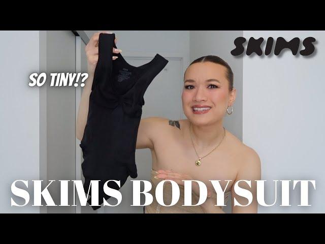 TRYING THE NEW SKIMS SEAMLESS SCULPT THONG BODYSUIT!!!