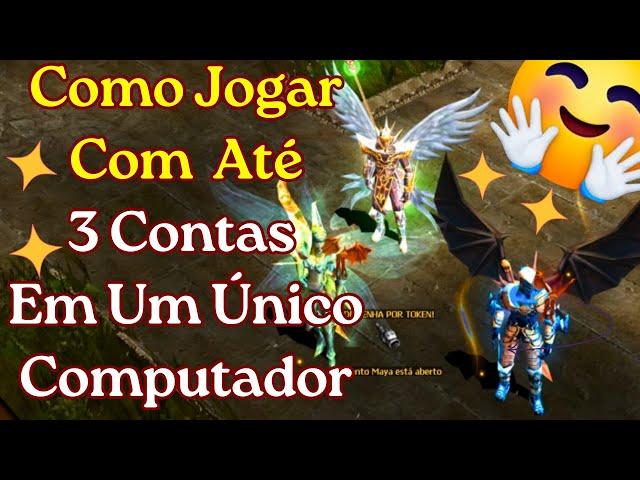 MUCABRASIL Veja Como jogar com 3 contas no jogo em um único computador ou notebook