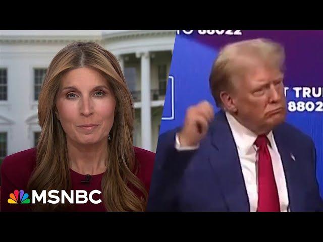 Nicolle Wallace reacts to Trump impromptu, extended dance party