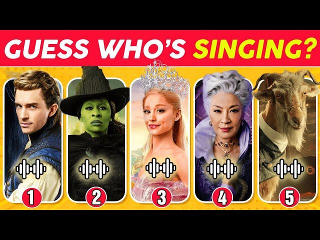  Can You Guess The Wicked2024  Movie Characters by Their Voice? | Glinda, ShenShen, Elphaba, BOQ