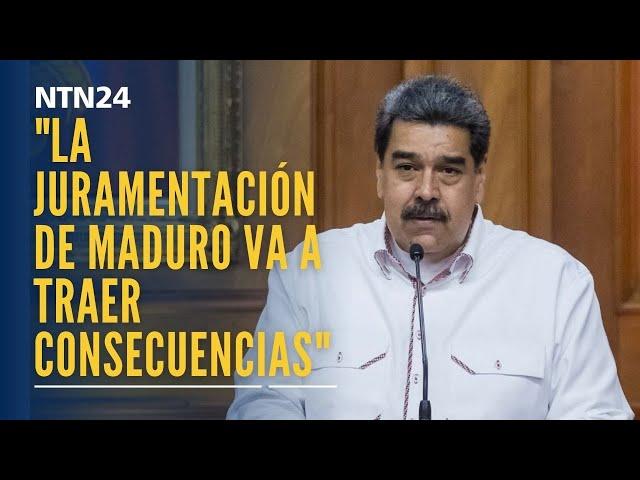 "La juramentación de Maduro frente a su AN el 10 de enero de 2025 va a traer consecuencias"