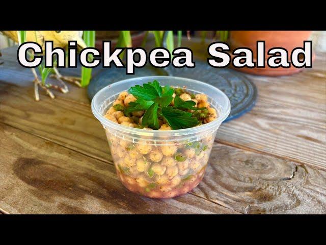 Chickpea Salad | Mediterranean inspired