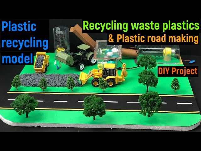 plastic recycling - plastic waste management - plastic road making - plastic recycling machine - diy