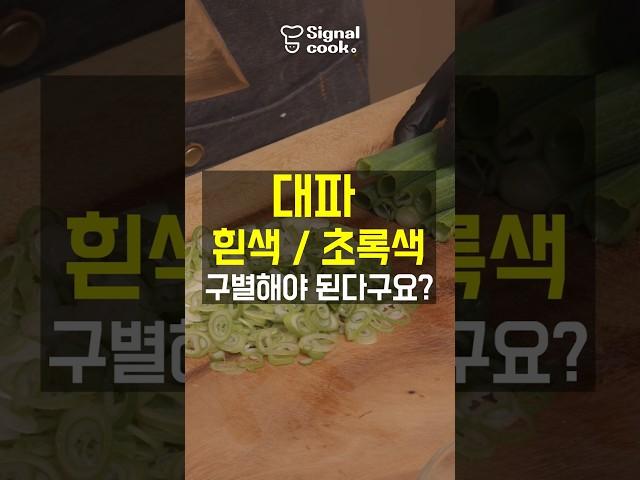 대파 흰 부분 / 파란 부분은 각각 어디에 써요? #요리상식