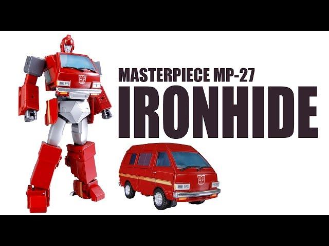 Transformers Masterpiece MP-27 Ironhide Cybertron Security robot figure review