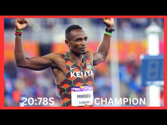 Kenyan BONFACE MWERESA Grabs 200M GOLD|20:78S|National CHAMPIONSHIP.