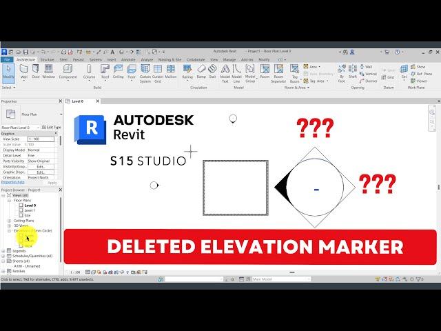 Revit elevation missing?: Deleted Elevation Bubble In Revit? How To Fix It!