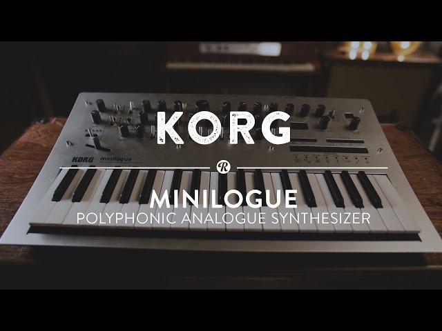 Korg Minilogue Analogue Polyphonic Synthesizer | Reverb Demo Video