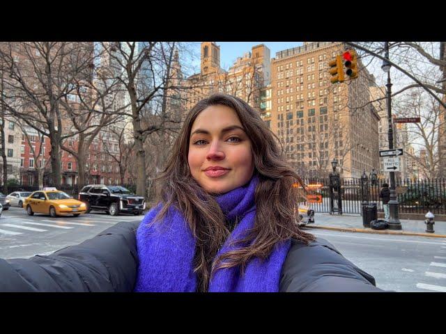 NYC VLOG: Winter Day in the Life Exploring the City + Achieving New Goals