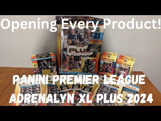 PANINI PREMIER LEAGUE ADRENALYN XL PLUS 2024 FULL BOX RIP! OPENING EVERY PRODUCT FOR THE SET #panini